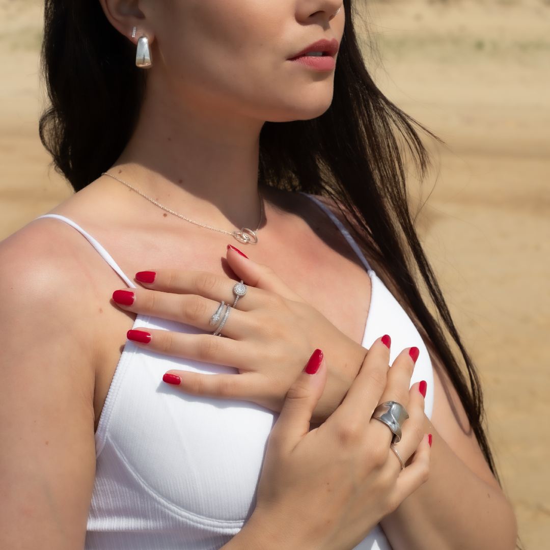 Bague Serpent – Argent massif & oxydes de zirconium | Assara Bijoux