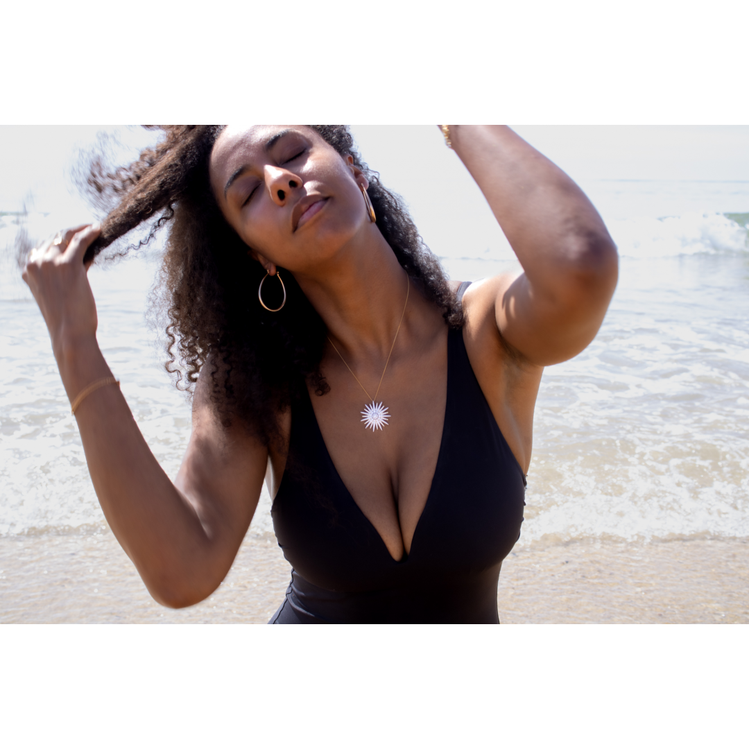 Collier Sunset Argent 925 Rhodié & Doré | Assara Bijoux