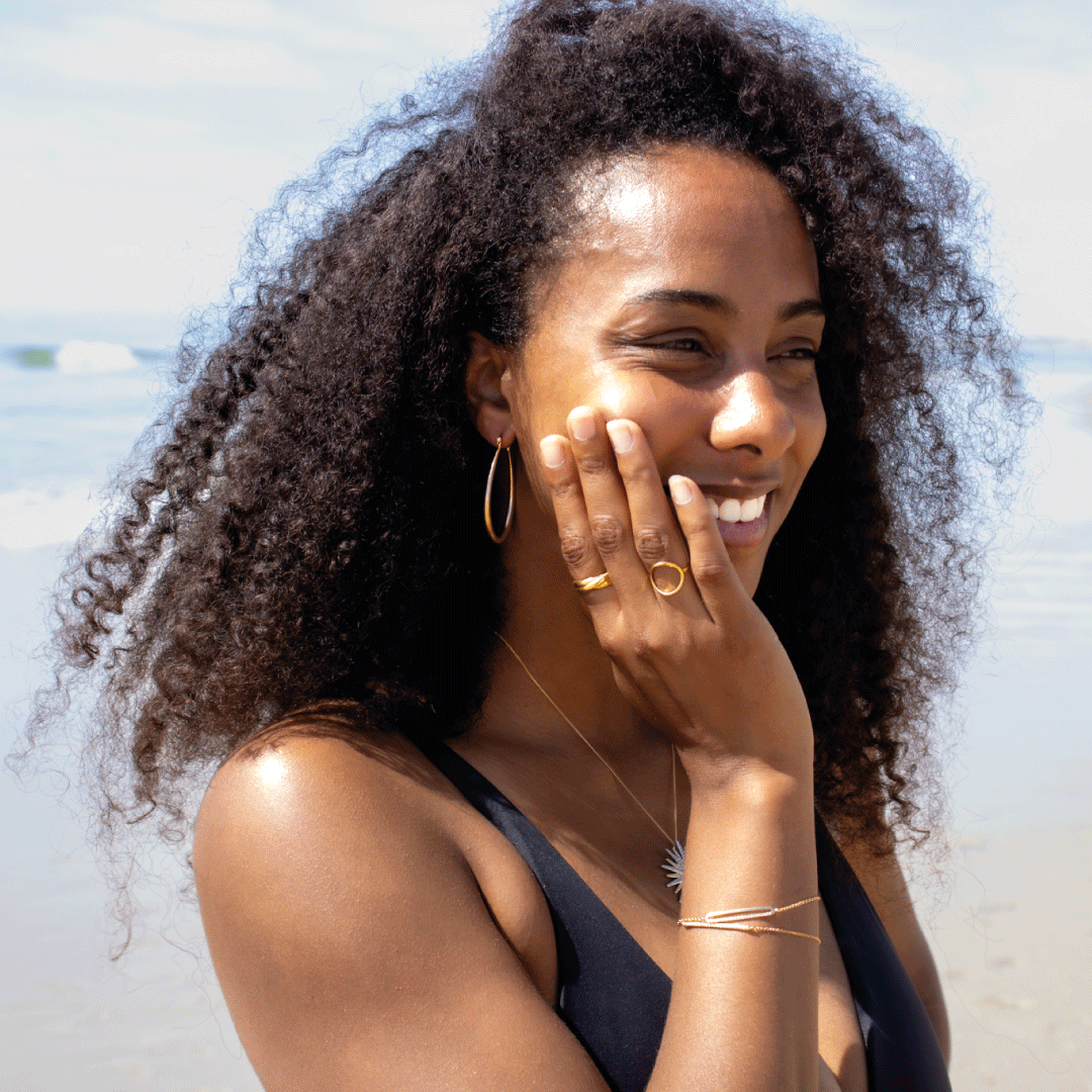 Bague Cercle – Plaqué or 18 carats | Assara Bijoux