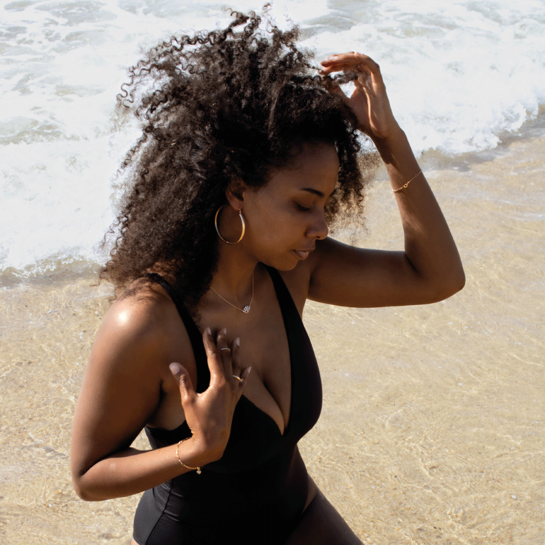 Collier Œil Plaqué Or 18 Carats & Zirconiums | Assara Bijoux