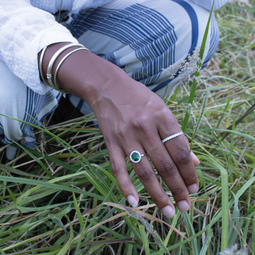 Bracelet Jonc Toronto en Argent massif | Assara Bijoux