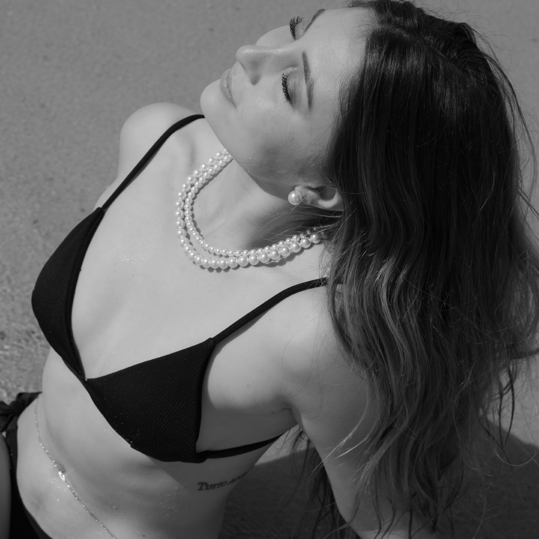 Puces Perles d’imitation – Argent massif | Assara Bijoux