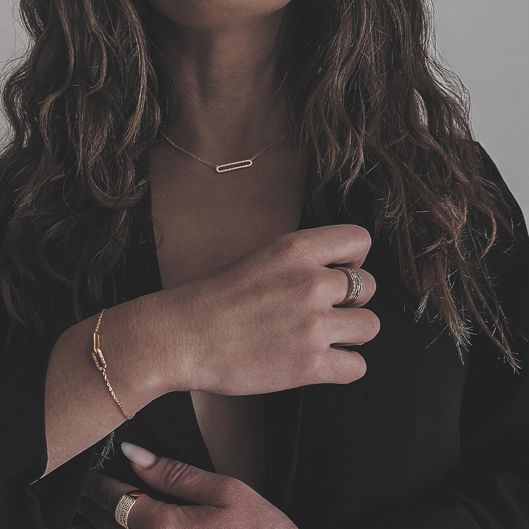 Bracelet OVALES OZ – Plaqué or 18 carats| Assara Bijoux