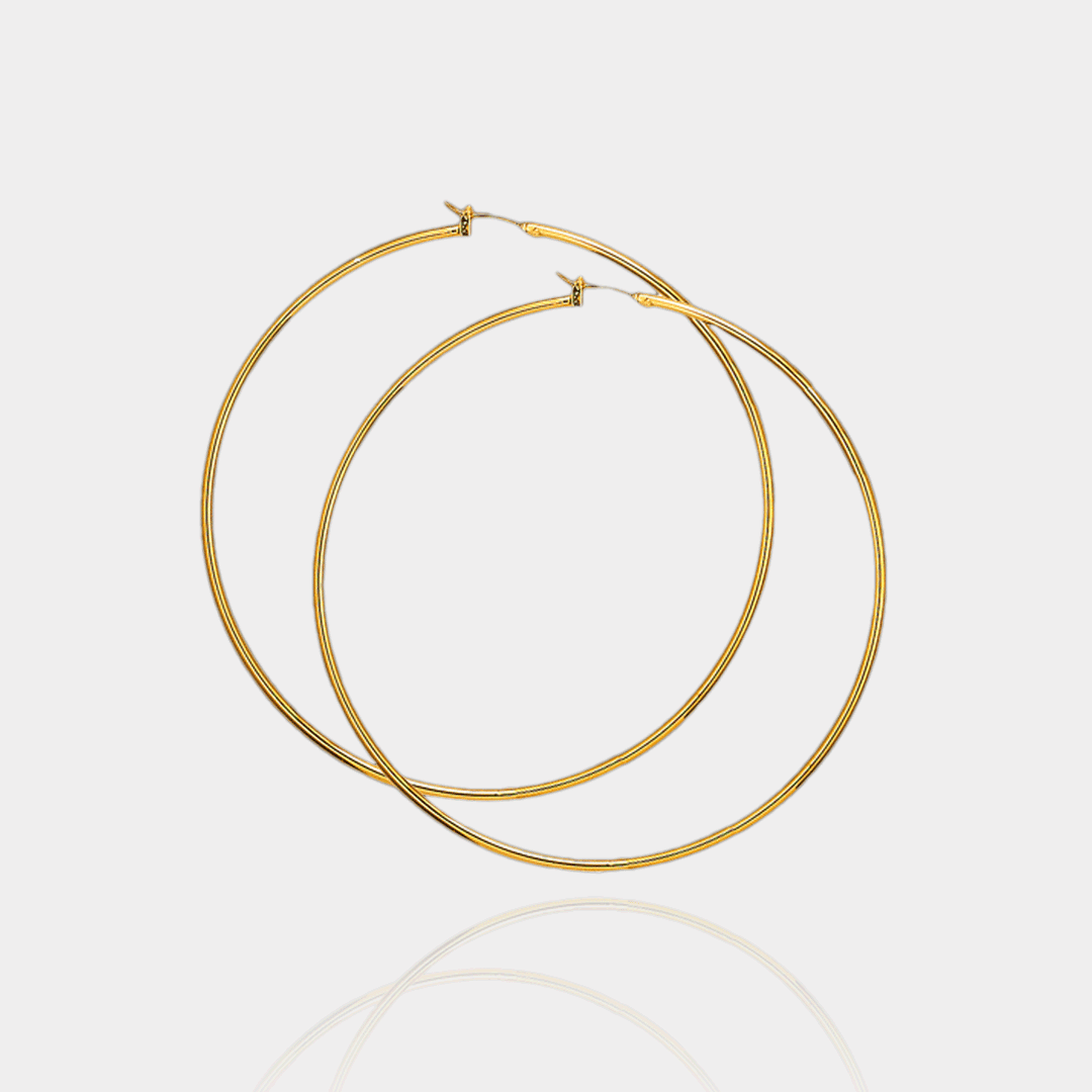 Créoles – Plaqué or 18 carats | Assara Bijoux