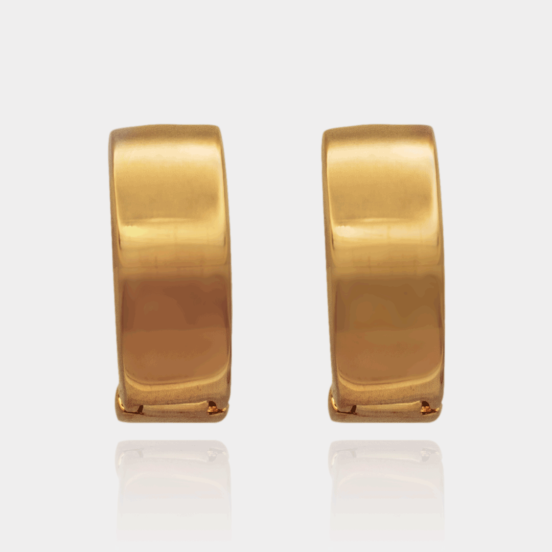 Créoles MALTA – Plaqué or 18 carats | Assara Bijoux