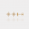 Puces d’Oreilles ÉTOILES Fines – Plaqué or 18 carats | Assara Bijoux