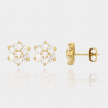 Puces d’Oreilles ÉTOILES – Plaqué or 18 carats | Assara Bijoux