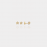 Puces d’Oreilles Petites Étoiles – Plaqué or 18 carats | Assara Bijoux