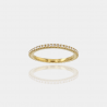 Bague Alliance fine – Plaqué or 18 carats | Assara Bijoux