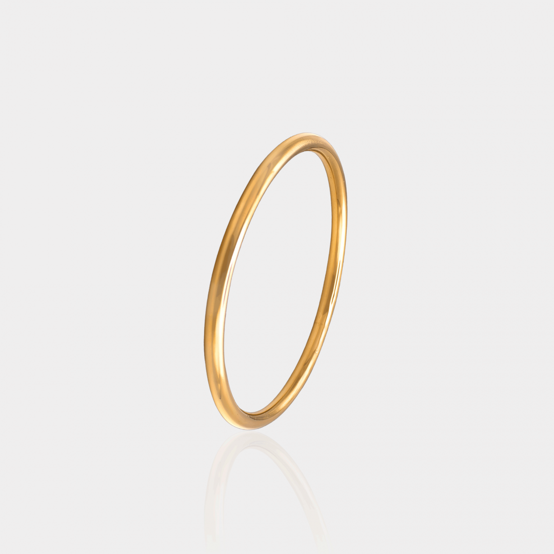 Bracelet Jonc MADAME Doré – Argent 925 | Assara Bijoux