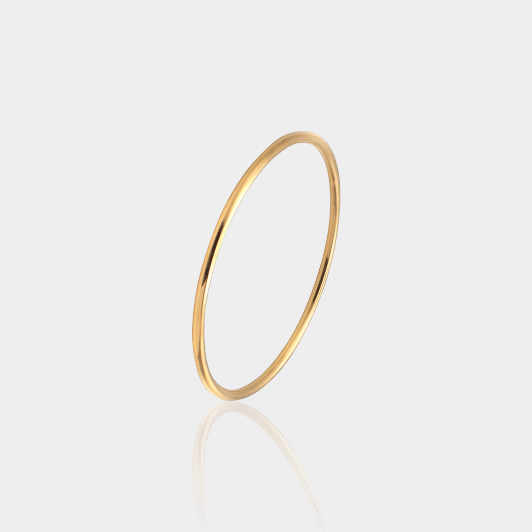 Bracelet Jonc I – Plaqué or 18 carats 3 microns | Assara Bijoux