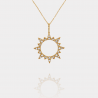 Collier Sol Plaqué Or 18 Carats & Zirconiums | Assara Bijoux