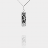 Collier Tiki Force Argent 925 & Onyx | Assara Bijoux