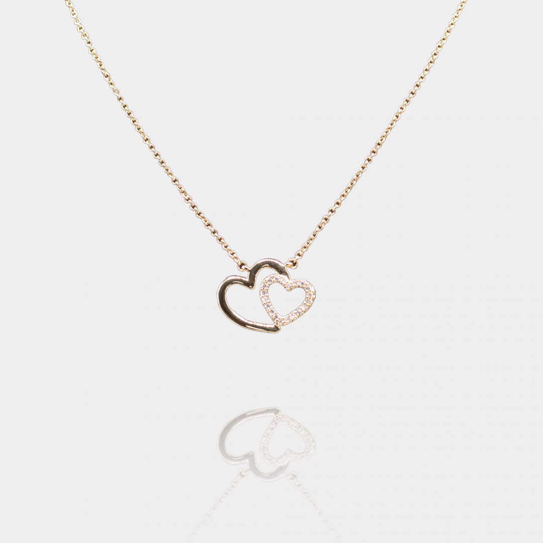 Collier Coeurs entrelacés Collier Coeurs entrelacés