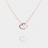 Collier Coeurs entrelacés