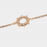 Bracelet Soleil Plaqué Or 18 Carats & Zirconiums | Assara Bijoux