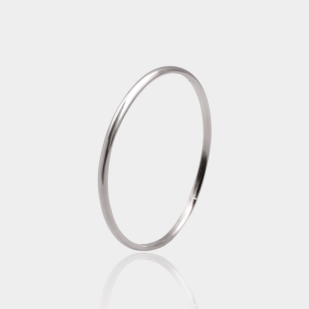 Jonc rigide ouvrant pour femmes –  Argent massif | Assara Bijoux