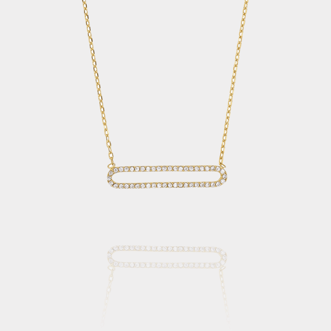 Collier Julia Plaqué Or 18 Carats & Zirconiums | Assara Bijoux