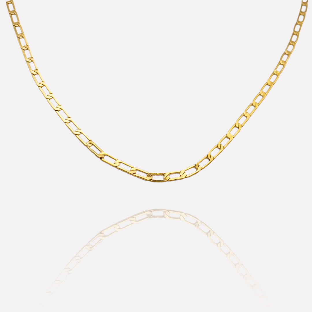 Chaîne Maille Cheval Plaqué Or 18 Carats | Assara Bijoux