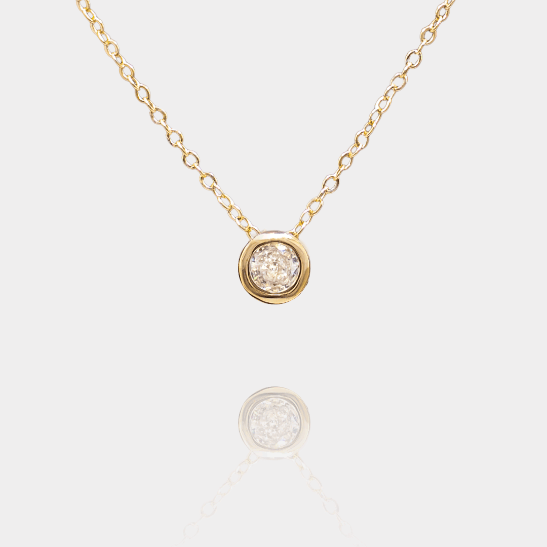 Collier Lucia Martelé Plaqué Or 18 Carats | Assara Bijoux