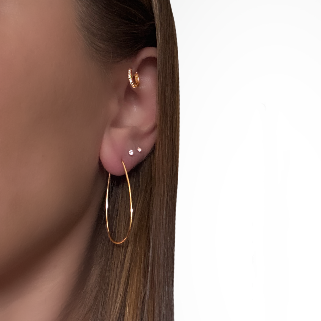 Créoles SANTA MARTA – Plaqué or 18 carats | Assara Bijoux