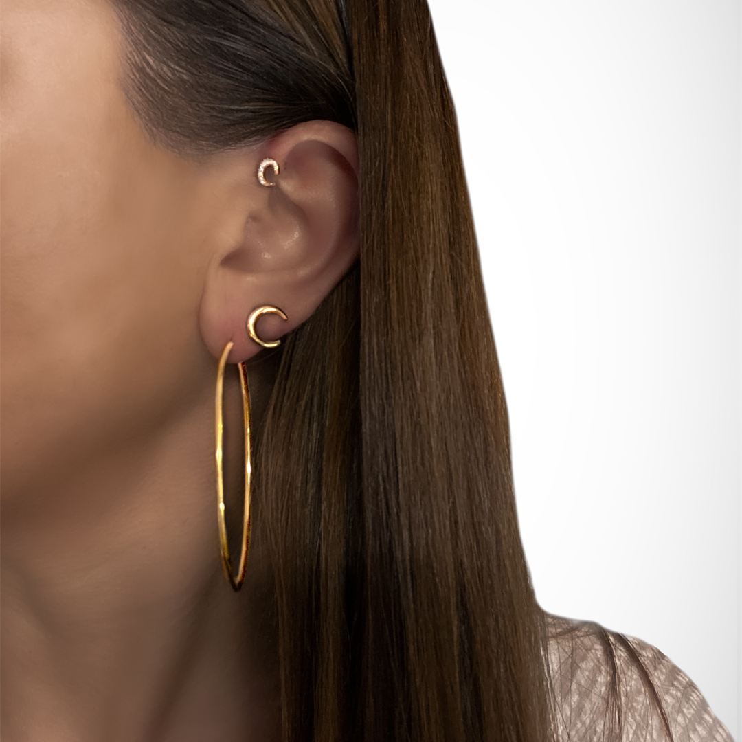 Créoles – Plaqué or 18 carats | Assara Bijoux