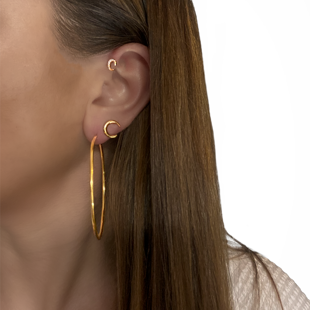 Créoles – Plaqué or 18 carats | Assara Bijoux