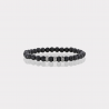 Bracelet Homme Pierres de Lave et Acier | Assara Bijoux