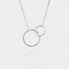 Collier Double Cercle Argent Massif | Assara Bijoux