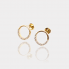 Boucles d’oreilles – Plaqué or 18 carats | Assara Bijoux