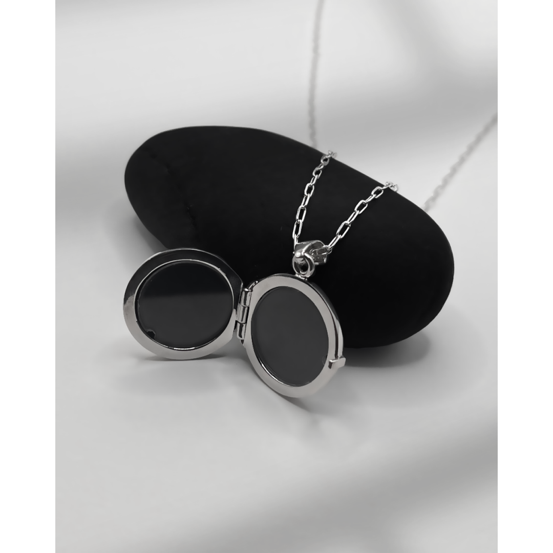 Collier Poison Argent Massif Cassolette Ouvrante | Assara Bijoux