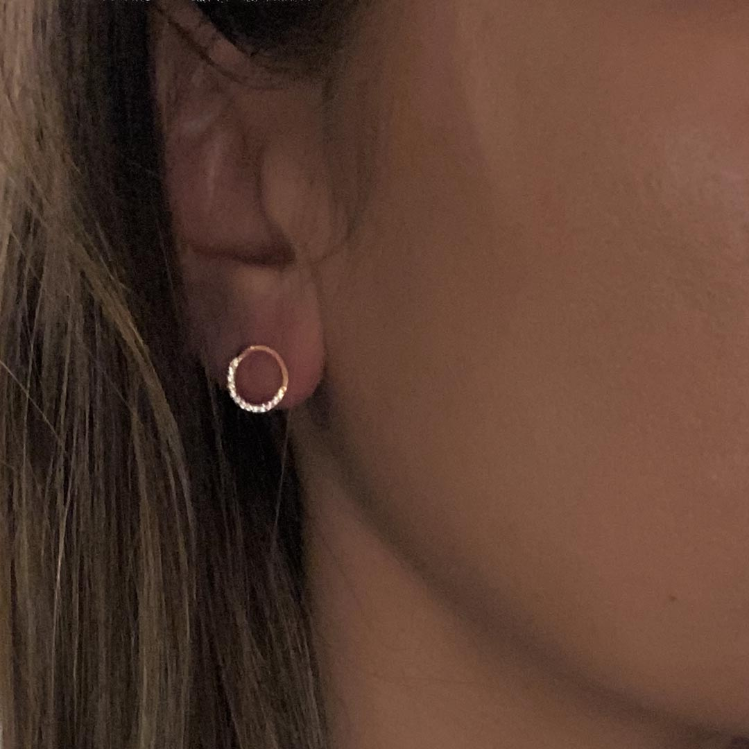 Boucles d’oreilles – Plaqué or 18 carats | Assara Bijoux