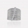 Bague Oria Argent massif & Zirconiums | Assara Bijoux