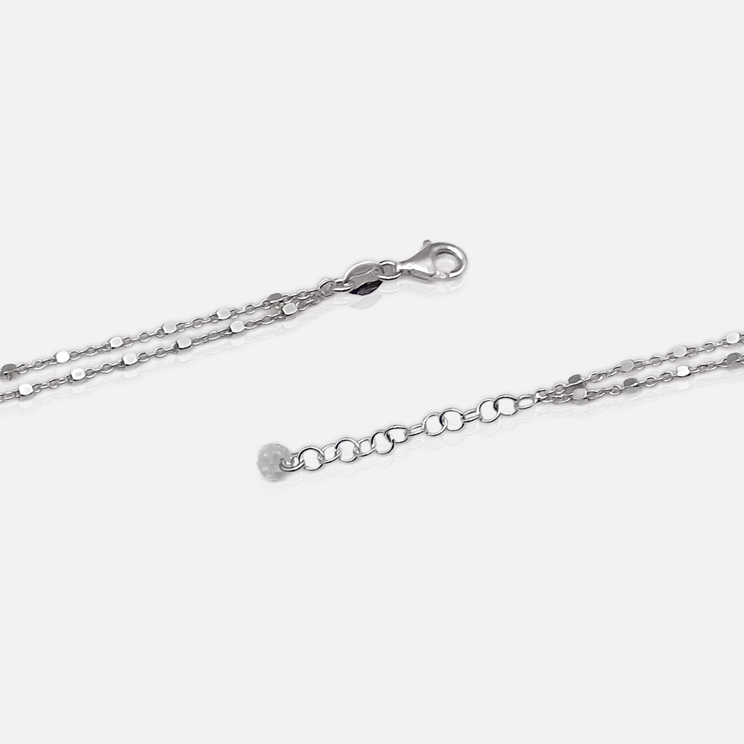 Bracelet Jenny Argent massif Double Rang | Assara Bijoux
