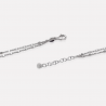 Bracelet Jenny Argent massif Double Rang | Assara Bijoux