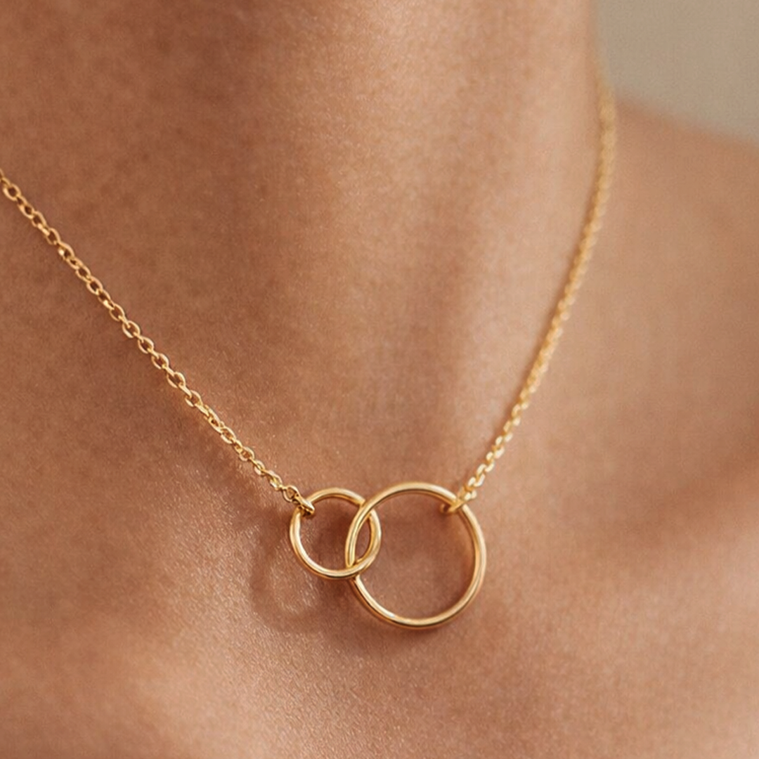 Collier Double Cercle