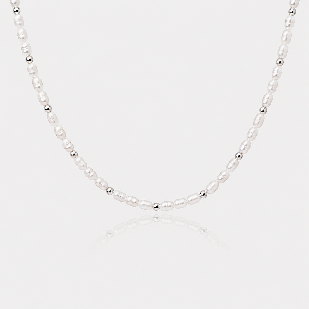 Collier Perles d'Eau Douce Argent 925 | Assara Bijoux
