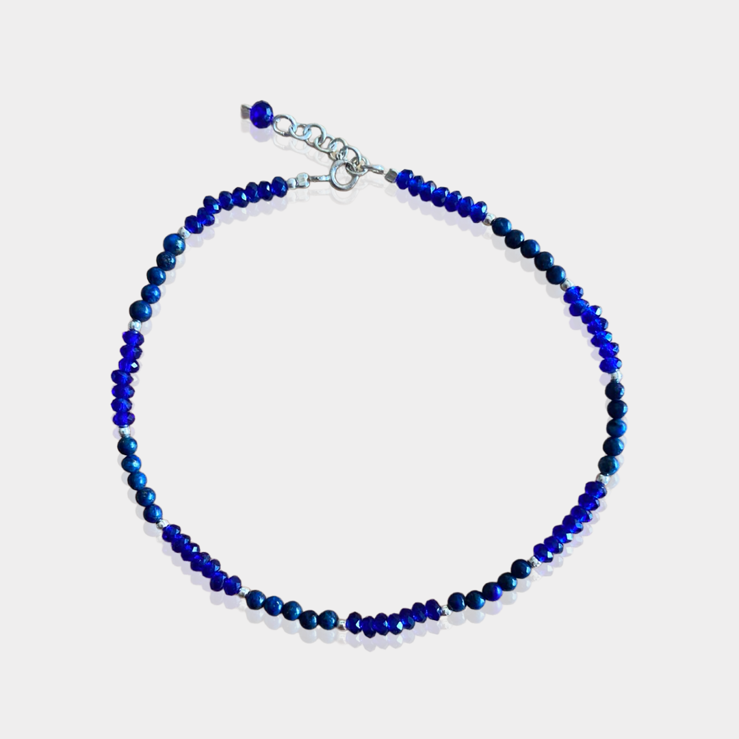 Chaîne de Cheville "LAPIS LAZULIS"
