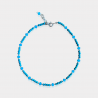 Chaîne de Cheville "IOLITES BLEUES"