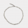 Chaîne de cheville Argent & perles de Nacre