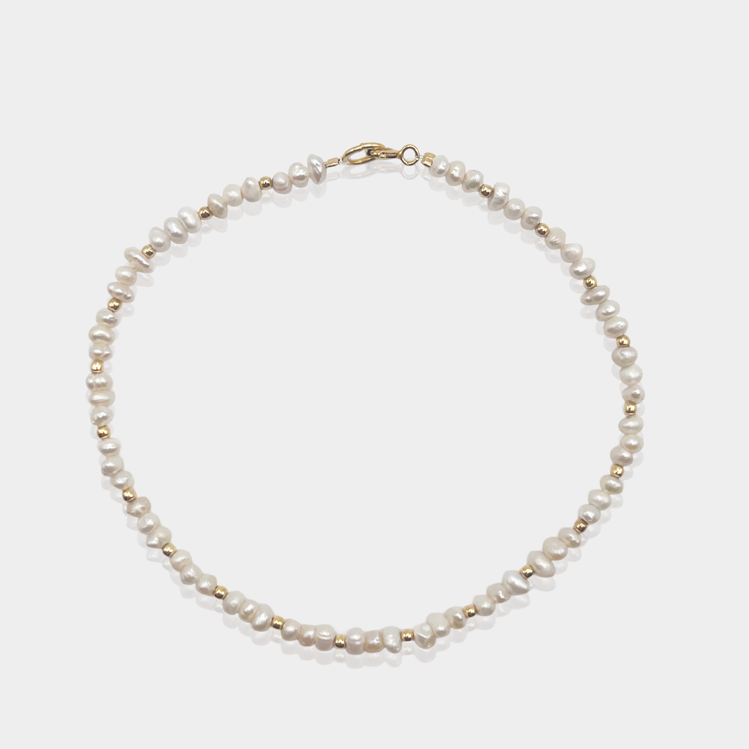 Chaîne de Cheville Perles d'eau douce