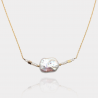 Collier perle pépite