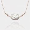 Collier perle pépite