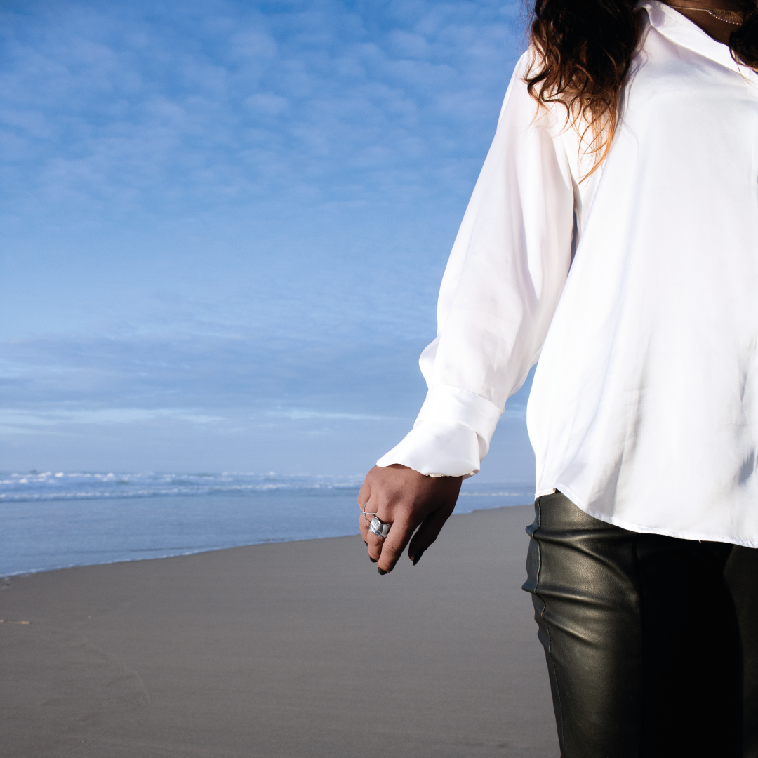 Bague X – Argent massif 925/1000 | Assara Bijoux