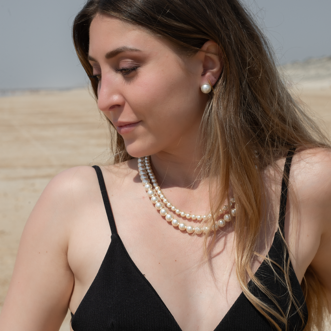 Collier Perles & Plaqué Or 18 Carats | Assara Bijoux